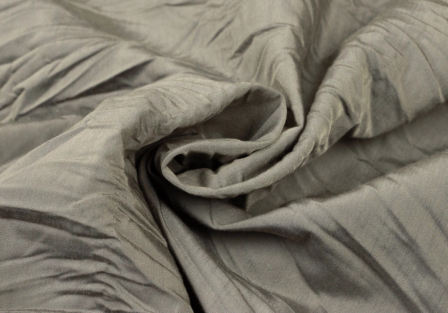 Issey Miyake Polyester Shrink-Wrinkle Shirt in Khaki L Size US L / EU 52-54 / 3 - 16 Thumbnail
