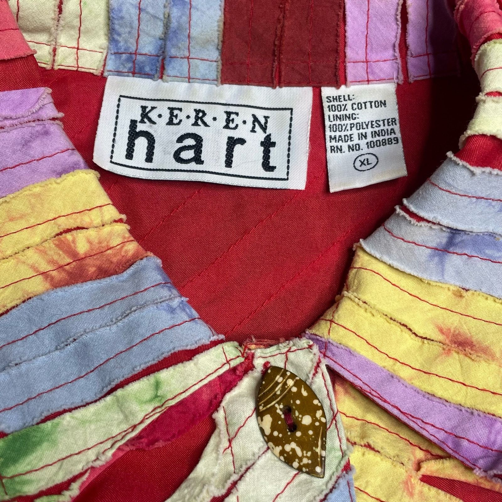 Vintage Vintage Keren Hart Button Down Size XL / US 12-14 / IT 48-50 - 3 Thumbnail