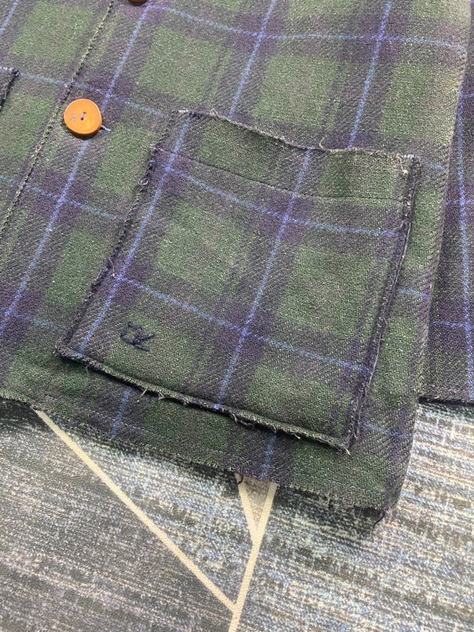45rpm Vintage R by 45RPM Plaid Wool Jacket Size US L / EU 52-54 / 3 - 5 Thumbnail