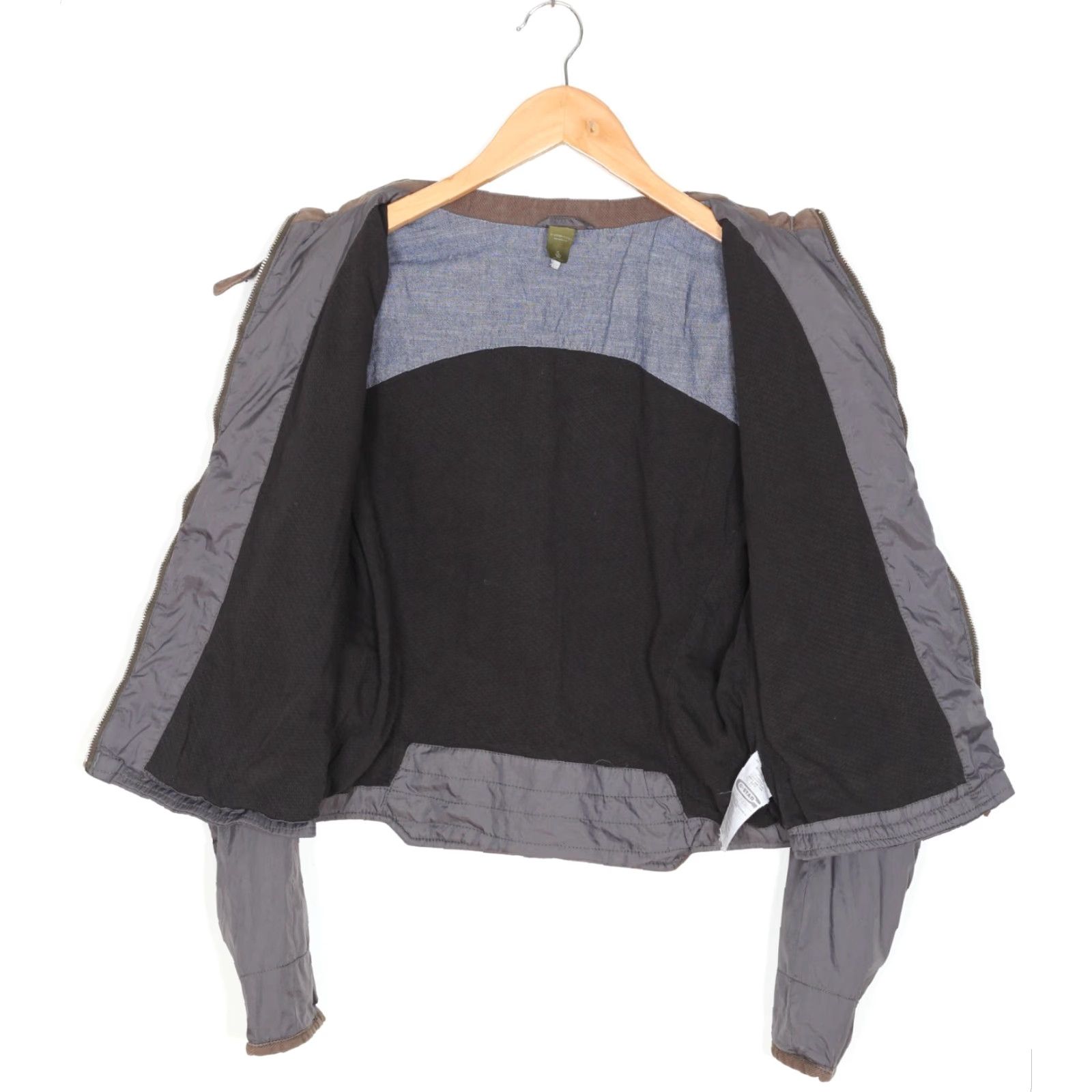 G-Star G-Star CHOPPER OVERSHIRT Short Jacket Women L Grey Logo Casual, Travel Jacket Mens? Size L / US 10 / IT 46 - 5 Thumbnail