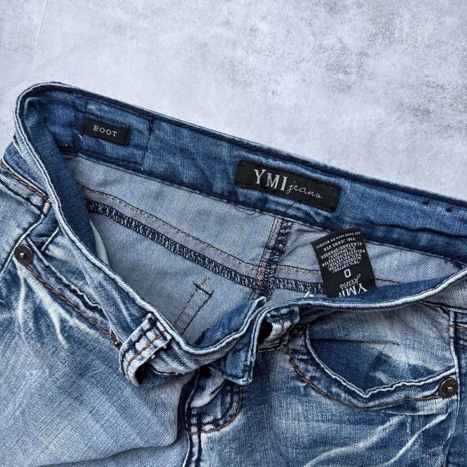 Other Y2K YMI Boot Cut Denim 00s Jeans Size 25" / US 0 / IT 36 - 4 Thumbnail