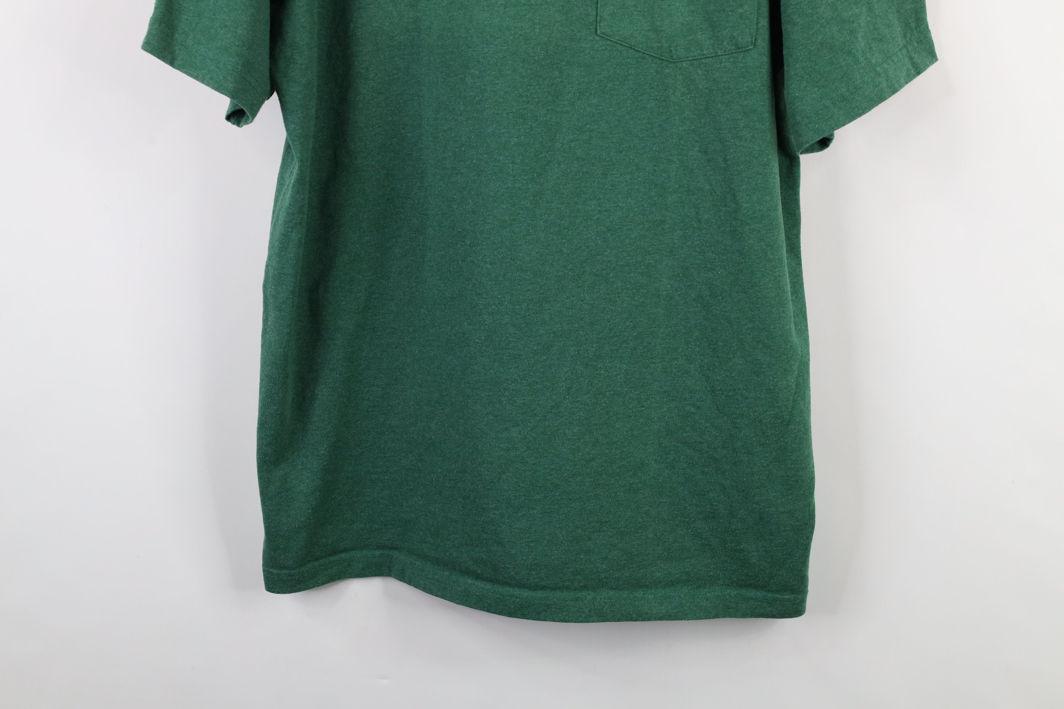 Carhartt × Vintage Vintage Y2K Carhartt Spell Out Pocket T-Shirt Heather Green Size US L / EU 52-54 / 3 - 3 Thumbnail