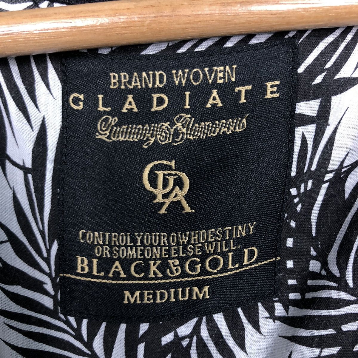 Hysteric Glamour 📌Cropped Biker Jacket Gladiate Black & Gold Design Cargo Size US M / EU 48-50 / 2 - 18 Thumbnail