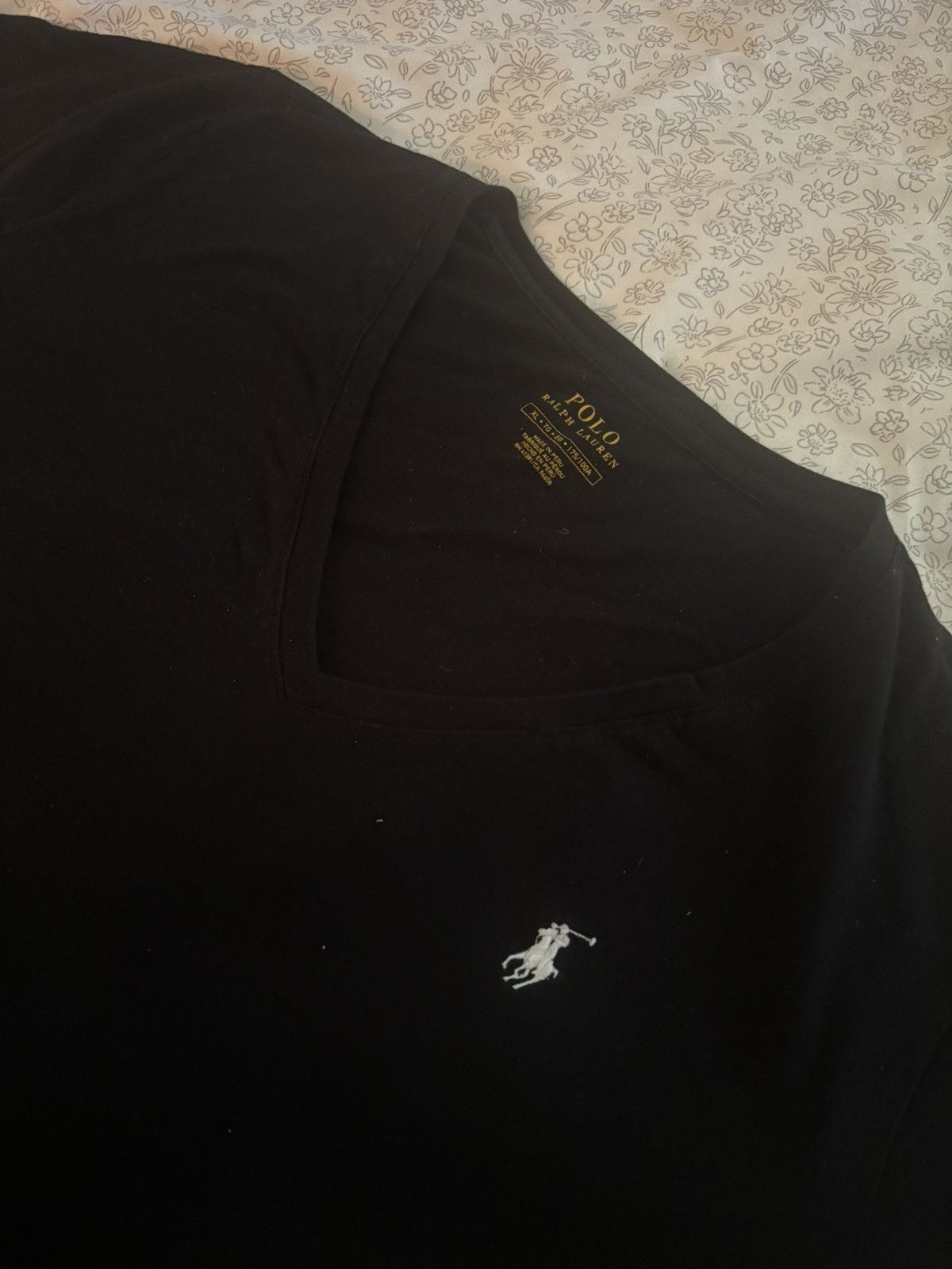Polo Ralph Lauren Vintage Polo Ralph Lauren Embroidered black T-Shirt Size XL / US 12-14 / IT 48-50 - 2 Thumbnail
