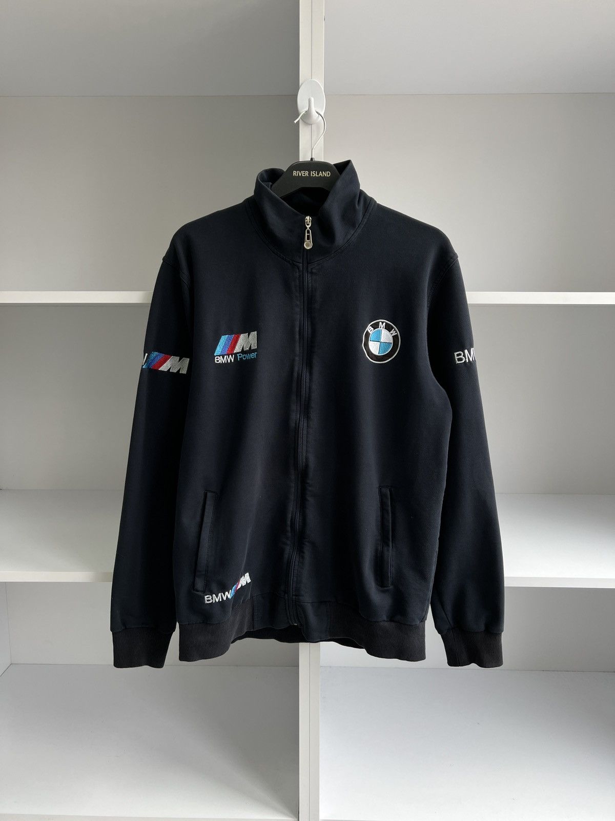 BMW × Vintage Vintage BMW Racing zip sweatshirt Size US L / EU 52-54 / 3 - 1 Thumbnail