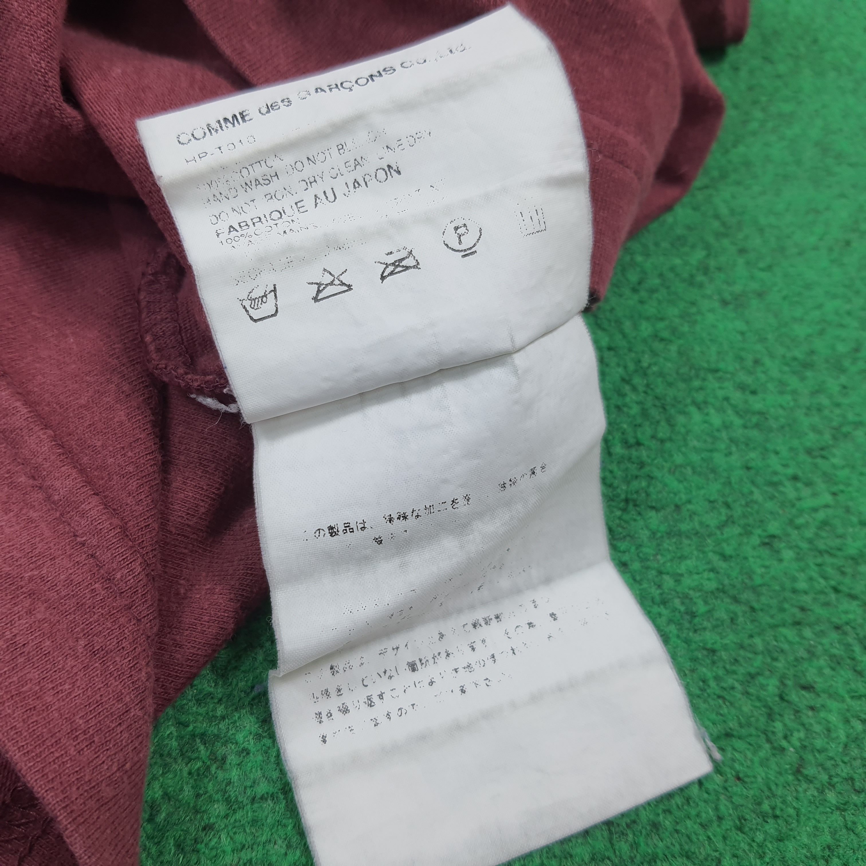 Comme des Garcons Homme Vintage Comme Des Garcons Homme CDGH Logo Tshirt C299N46 Size US M / EU 48-50 / 2 - 7 Thumbnail