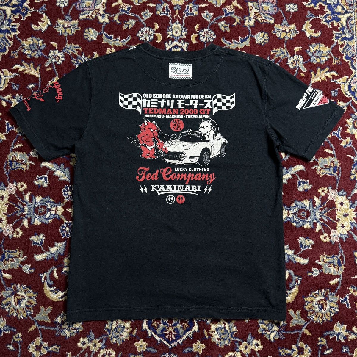 Tedman Tedman 2000 GT KAMINARI Japan Legend racing tee Size US M / EU 48-50 / 2 - 3 Thumbnail