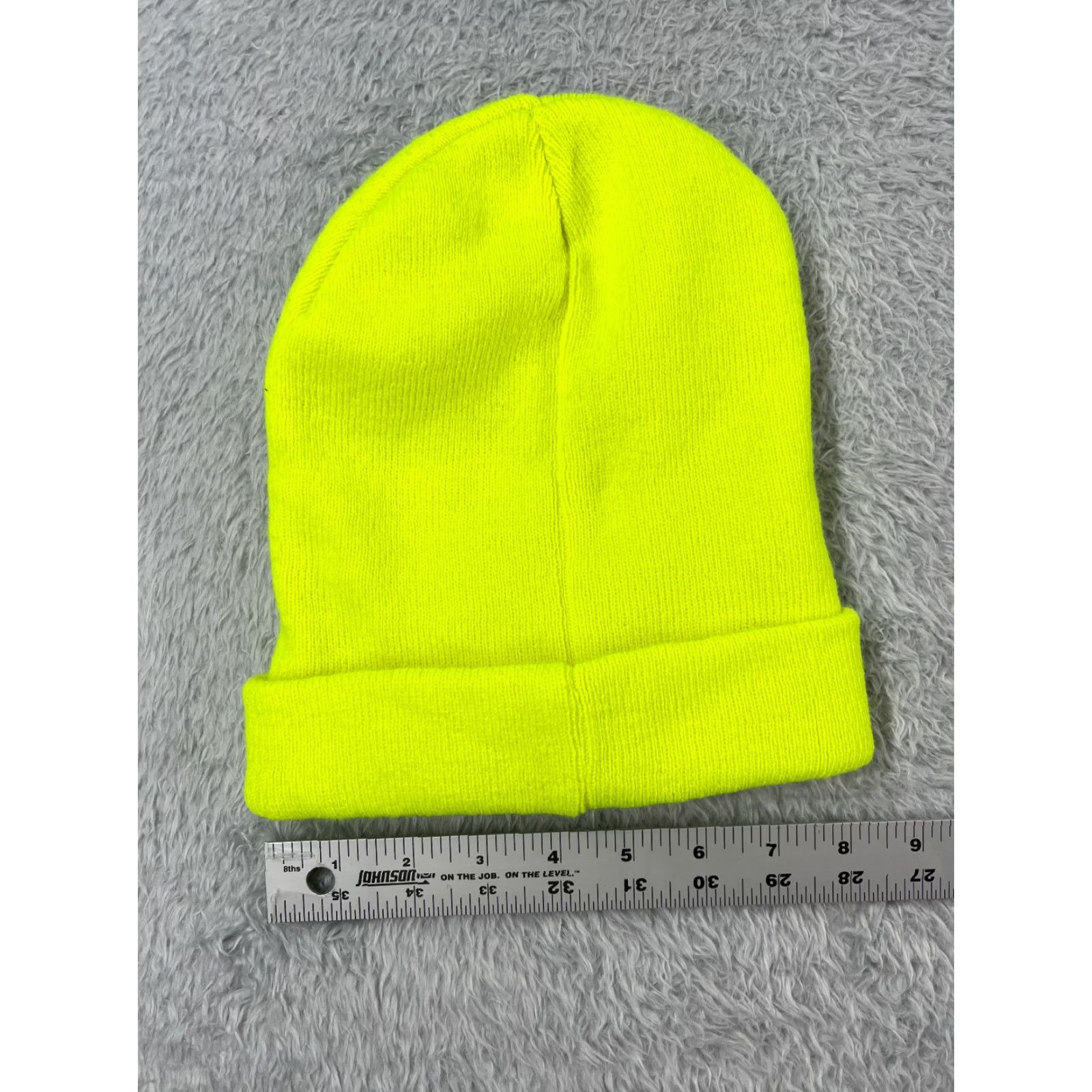 Dickies Dickies Beanie Toque Adult One Size Neon Yellow Knit 100% Acrylic Workwear Ski Hat Men Yellow Knit Beanie 90s Outdoor Logo Mens Size ONE SIZE - 4 Thumbnail