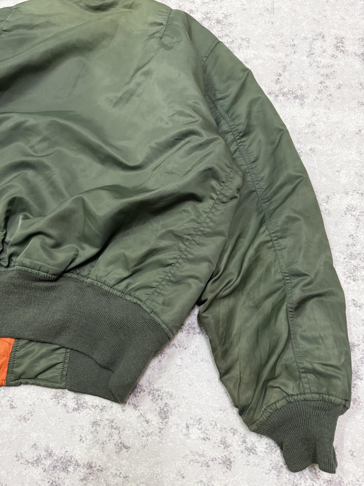 Vintage Air Force MA-1 Flight Jacket GSDF JPN patches on the sleeve Size US M / EU 48-50 / 2 - 15 Thumbnail