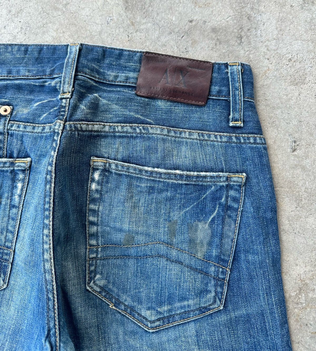Armani Exchange Armani Exchange distressed style denim jeans size 30 Size US 30 / EU 46 - 5 Thumbnail