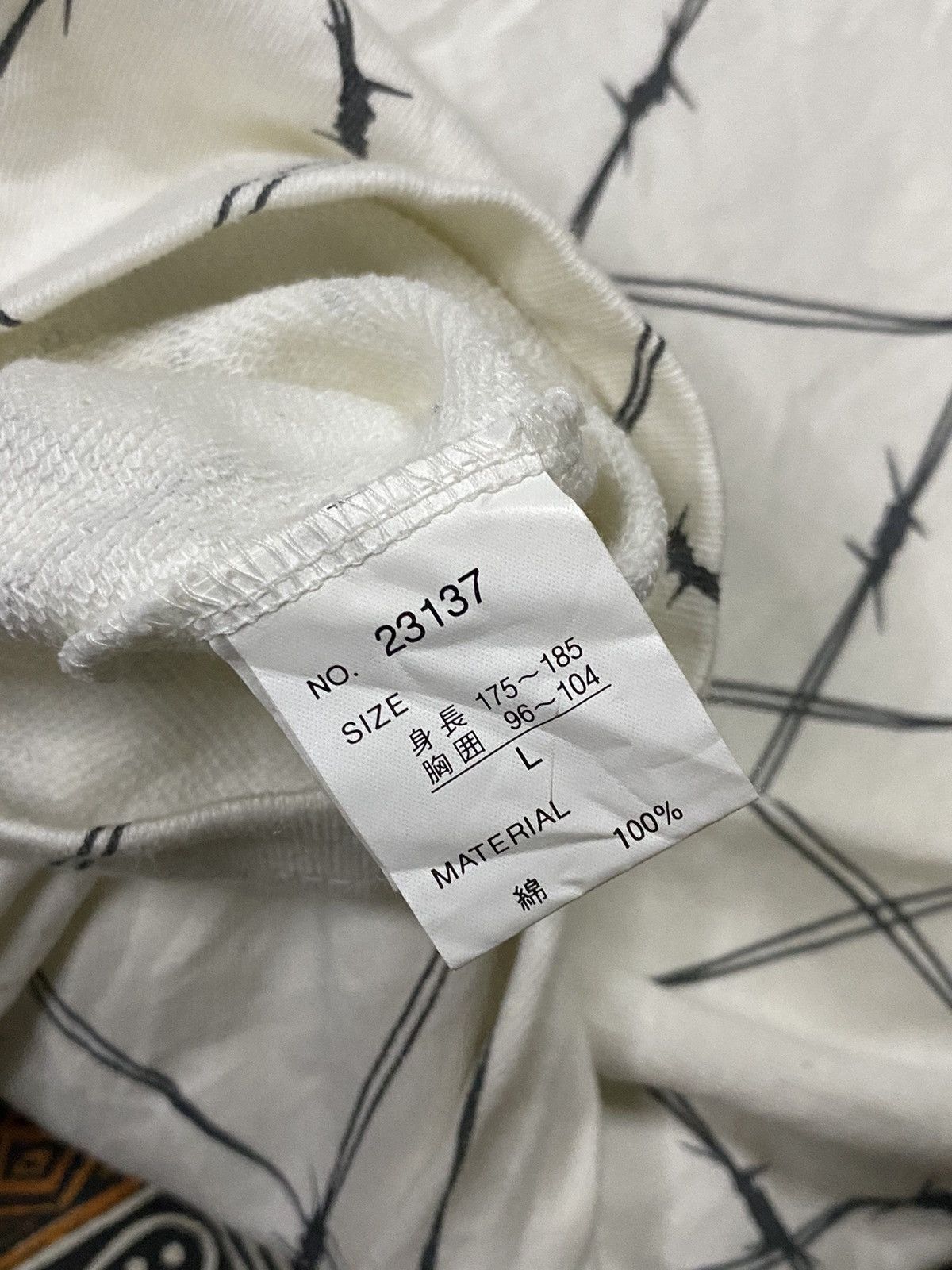 If Six Was Nine × Japanese Brand × Le Grande Bleu (L.G.B.) barbed wire kneck Longsleeve Size US L / EU 52-54 / 3 - 6 Thumbnail