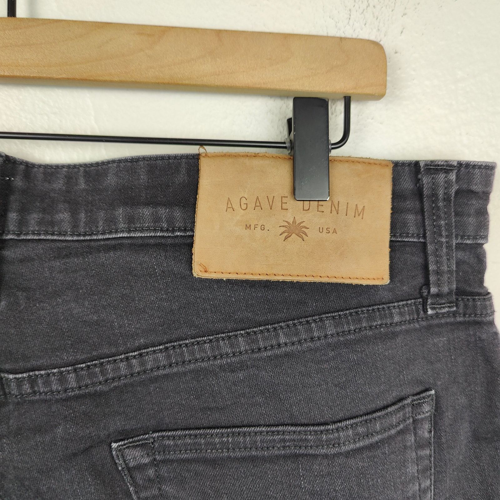 Agave Jake Agave Rocker The Slim Straight jeans Mens 38 Black Size US 38 / EU 54 - 6 Thumbnail