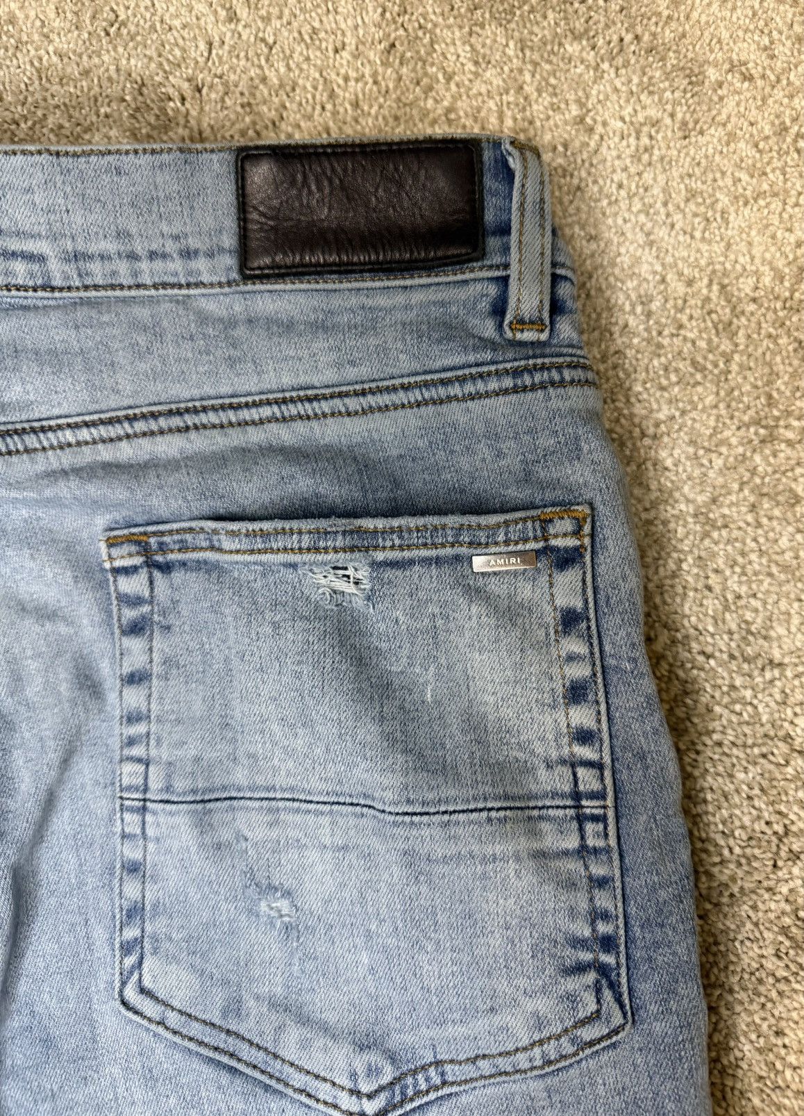 Amiri Amiri Swarovski Crystal Skinny Jeans Size US 34 / EU 50 - 5 Thumbnail