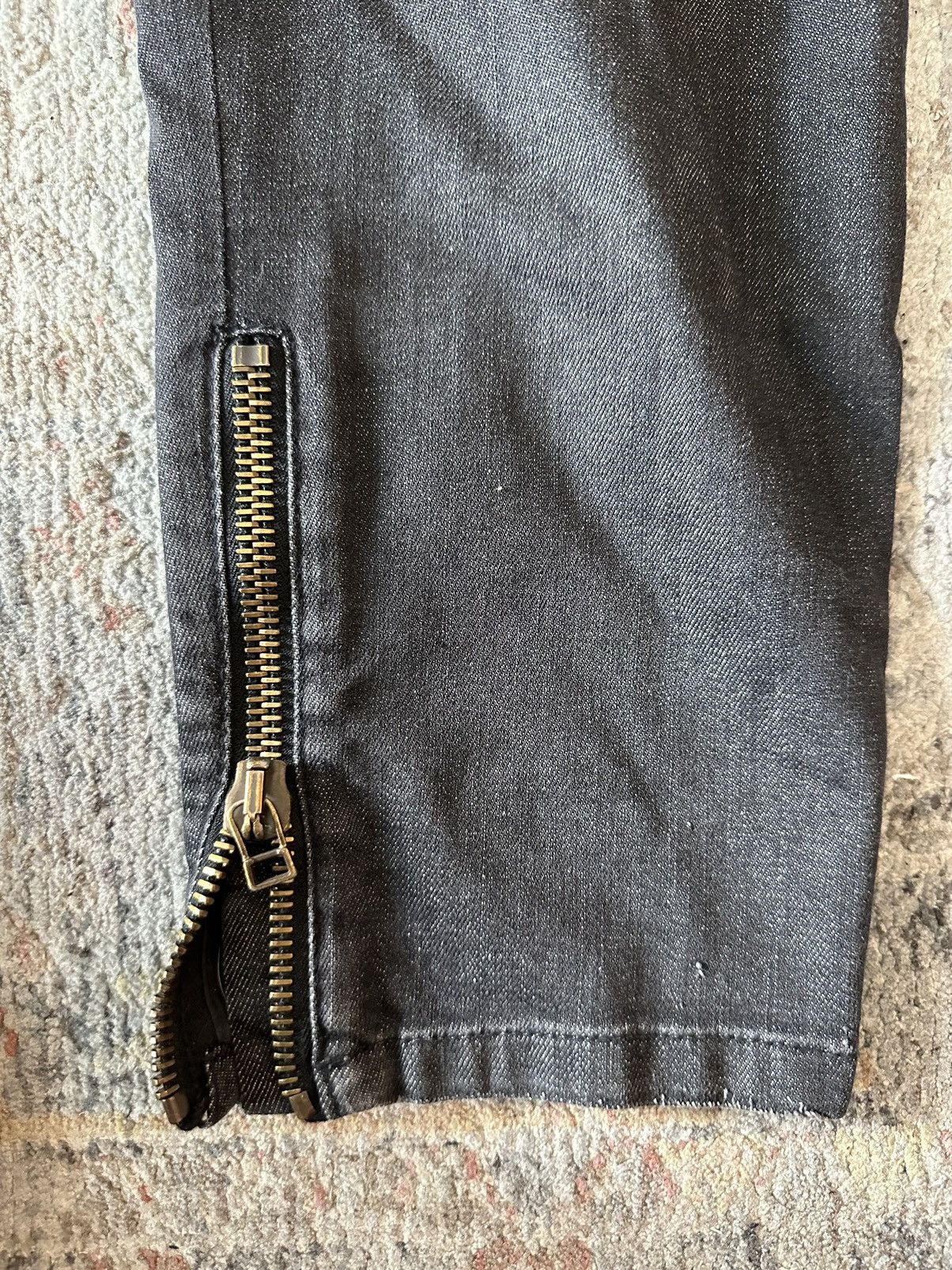 Faith Connexion BLACK OVERSIZED POCKET CARGO DENIM JEANS Size US 32 / EU 48 - 13 Thumbnail