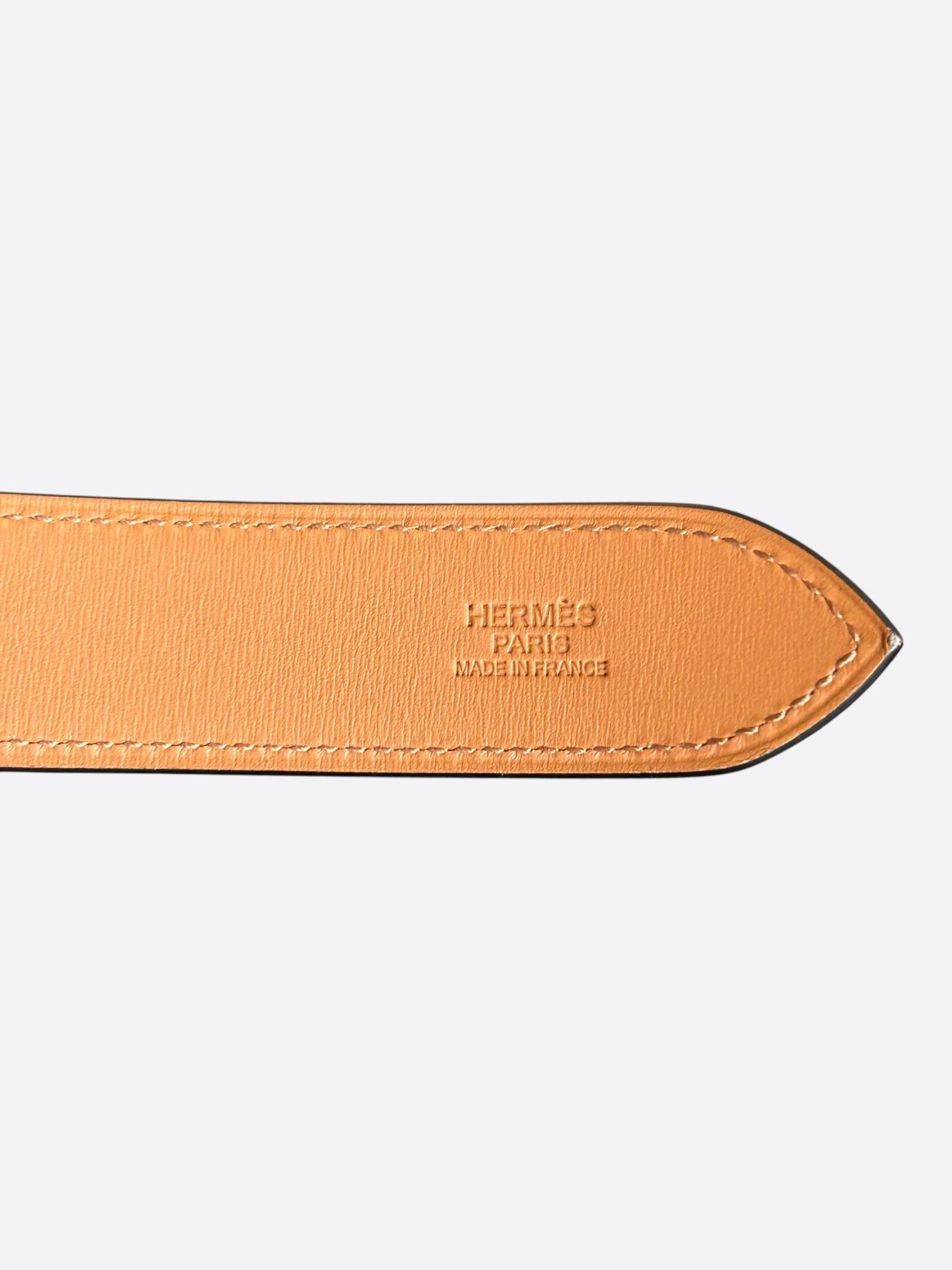Hermes Hermes Pink Swift & Palladium Etriviere Belt Size 30 - 4 Thumbnail