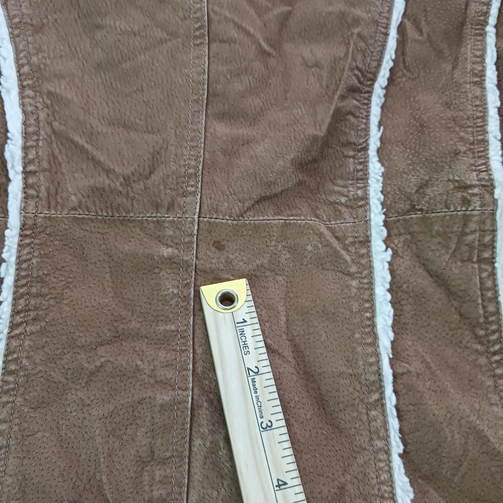Designer Marcelle Renee Jacket Women's L Brown Genuine Leather Jacket Size L / US 10 / IT 46 - 3 Thumbnail