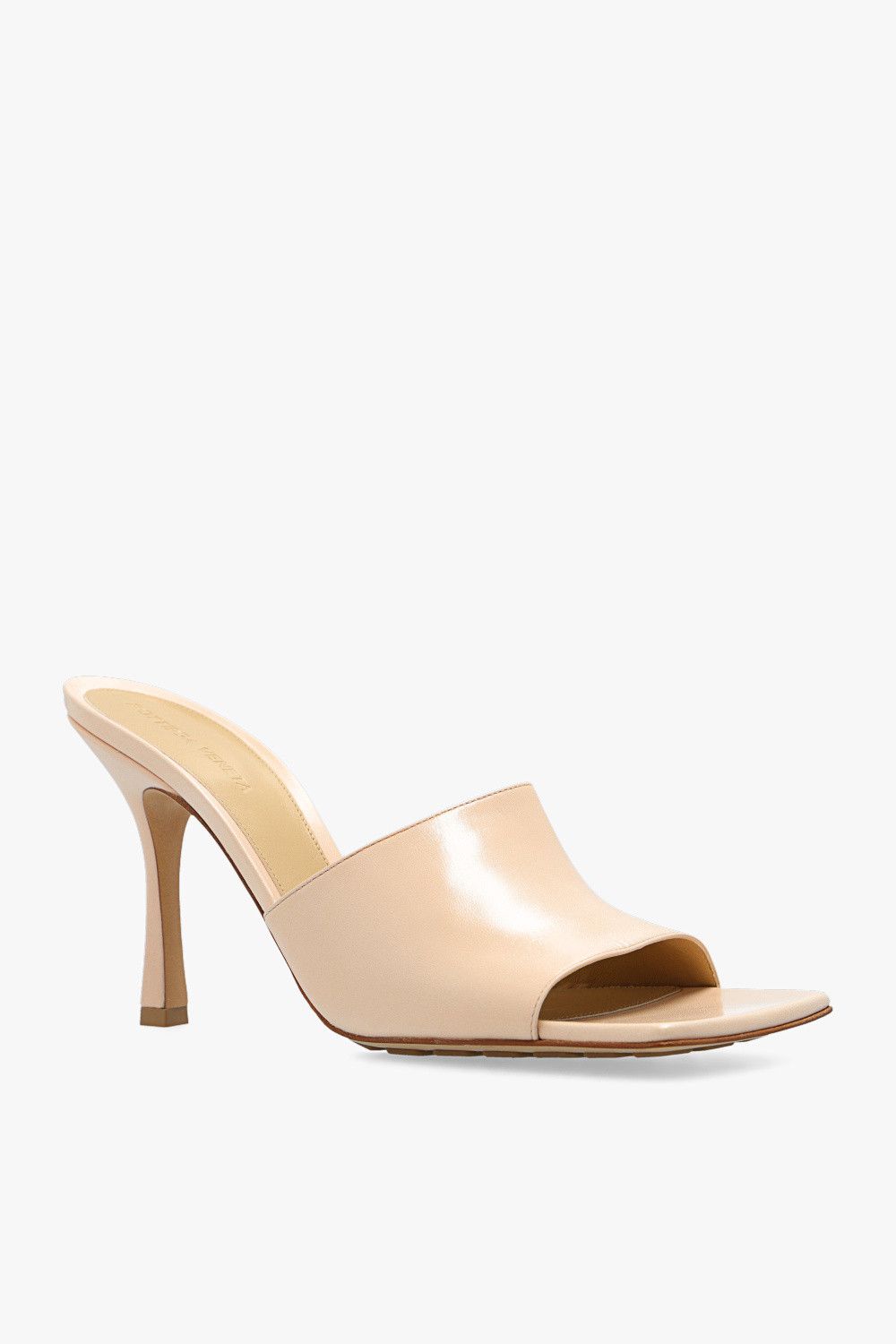 Bottega Veneta o1n1vont1124 Stretch Mules in Beige Size US 7.5 / IT 37.5 - 5 Thumbnail