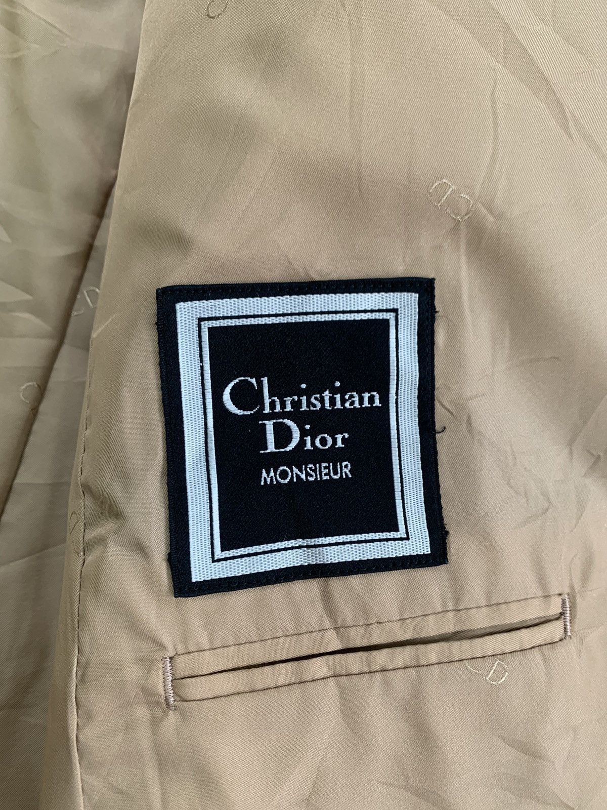Christian Dior Monsieur Vintage Christian Dior Wool Jacket Coat CD Buttons Size US L / EU 52-54 / 3 - 13 Thumbnail