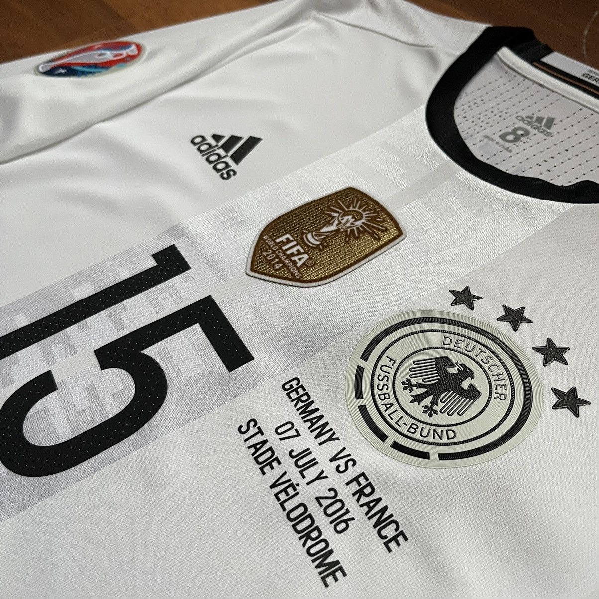 Adidas × Vintage GERMANY ADIDAS ADIZERO 2016 HOME JERSEY #15 WEIGL Size US XL / EU 56 / 4 - 6 Thumbnail