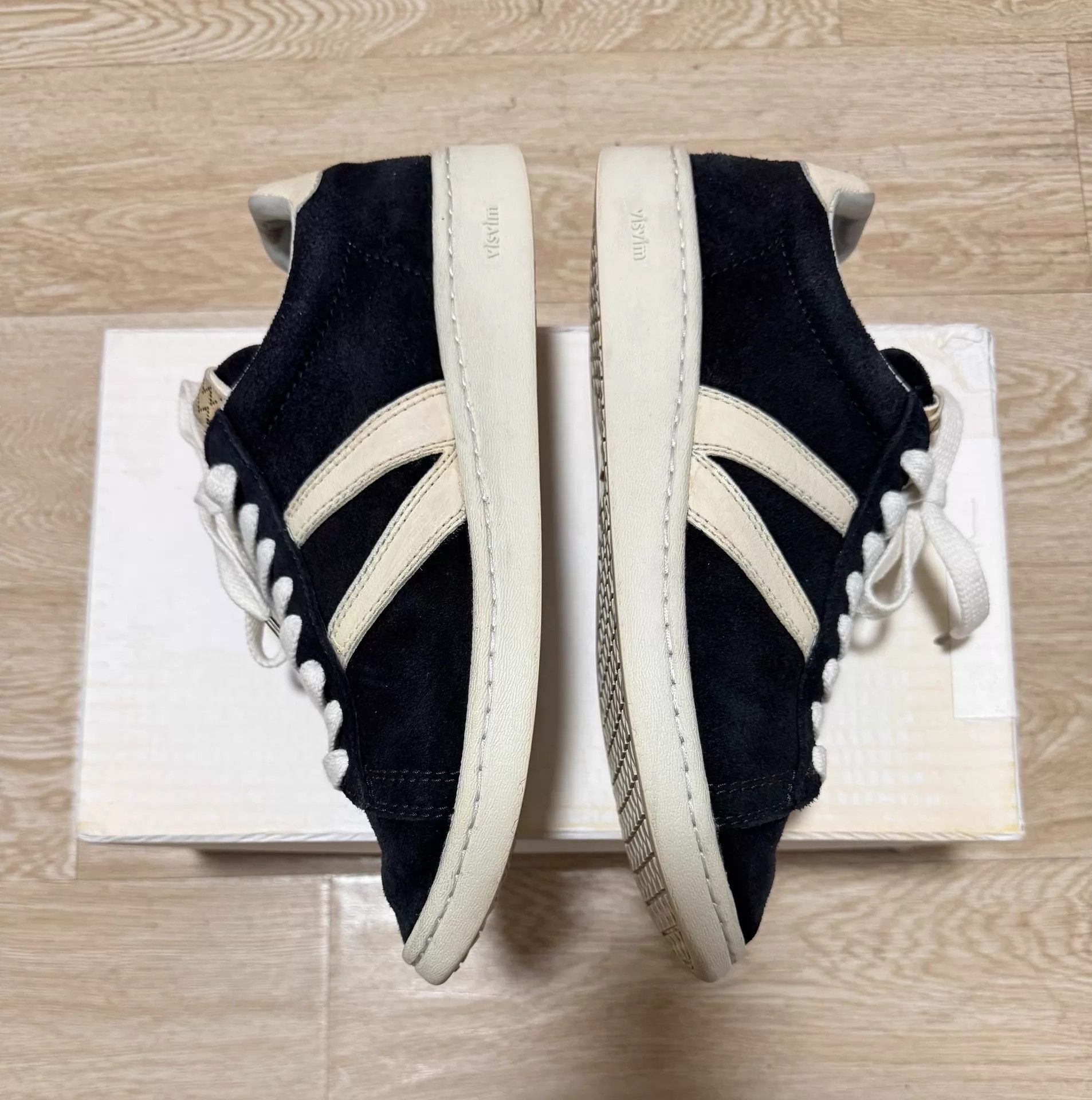 Visvim visvim 20AW Corda-Folk Low-Top Sneaker Black Men's 9 Size US 9 / EU 42 - 4 Thumbnail