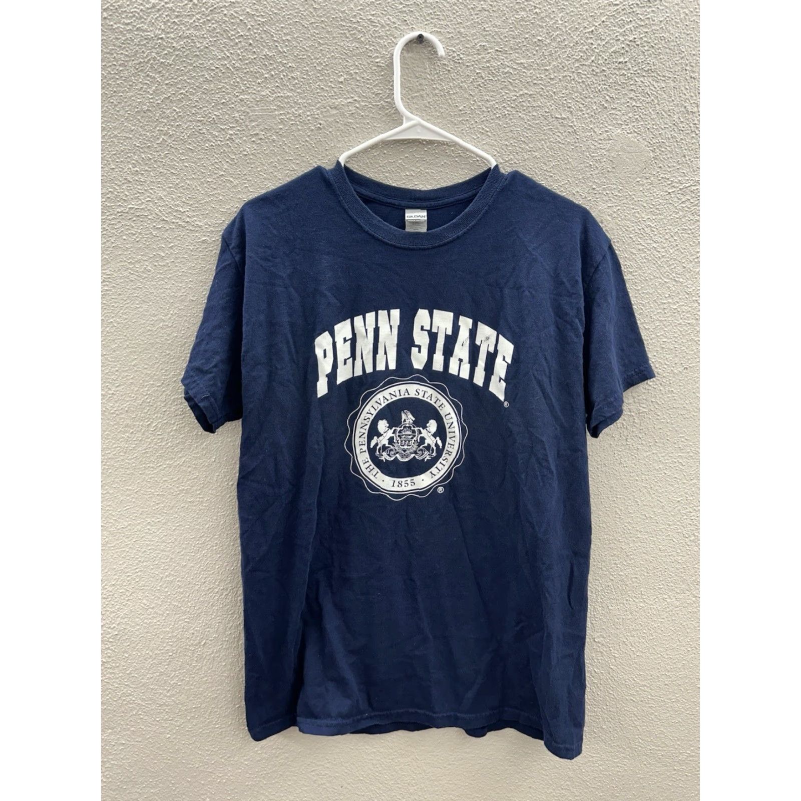 Gildan Gildan T-Shirt Blue Short Sleeve Penn State University Logo Size Medium Unisex Adults Shirt Mens Womens Size US M / EU 48-50 / 2 - 2 Thumbnail