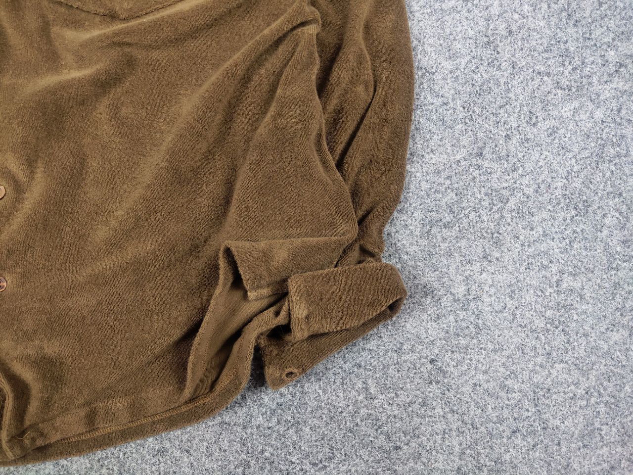 Other Plus 315 Designed in Lisbon Overshirt Button Velour brown Size US XL / EU 56 / 4 - 6 Thumbnail