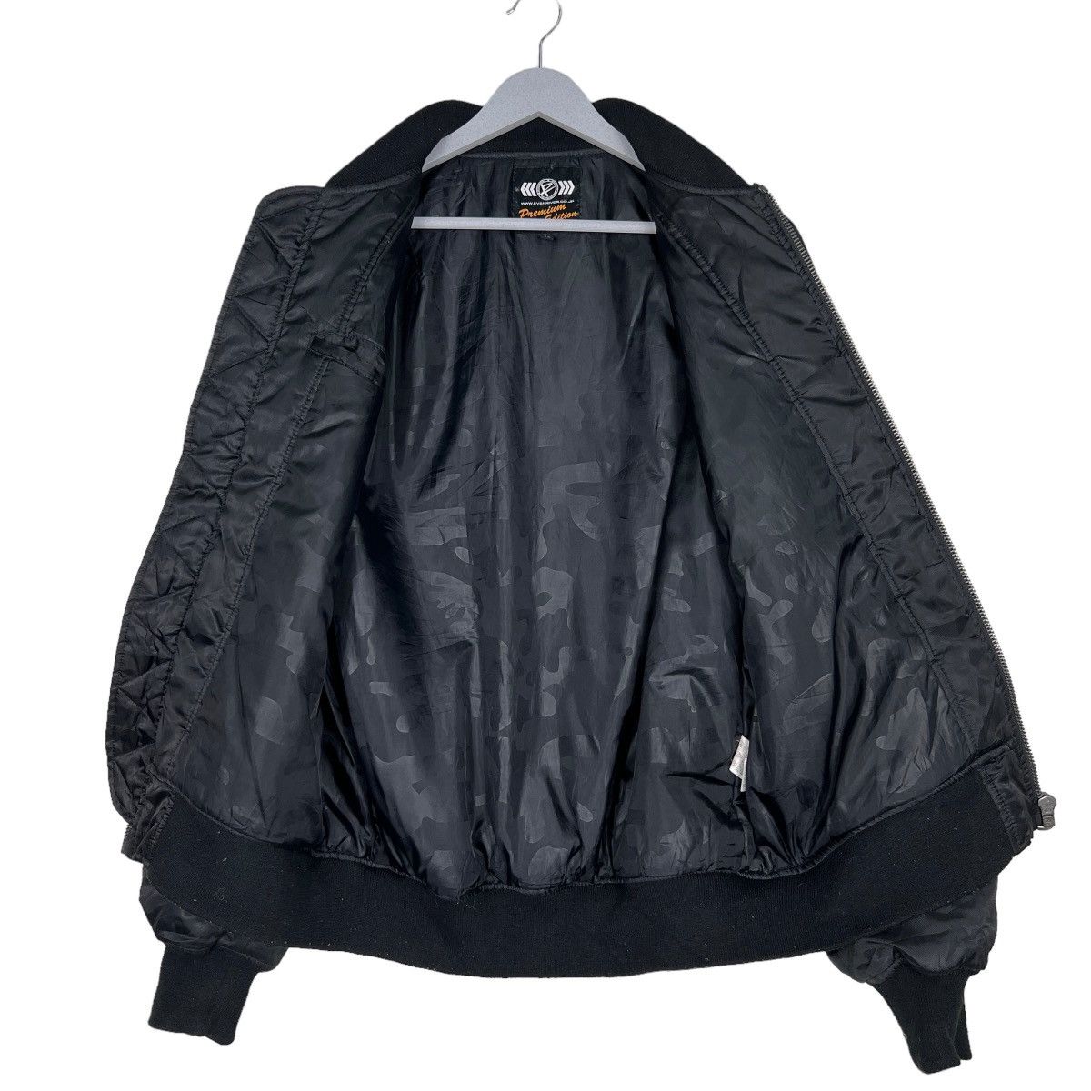 Japanese Brand 🔥 RIOT RIOT EVENRIVER BLACK BOMBER JACKET Size US L / EU 52-54 / 3 - 11 Thumbnail