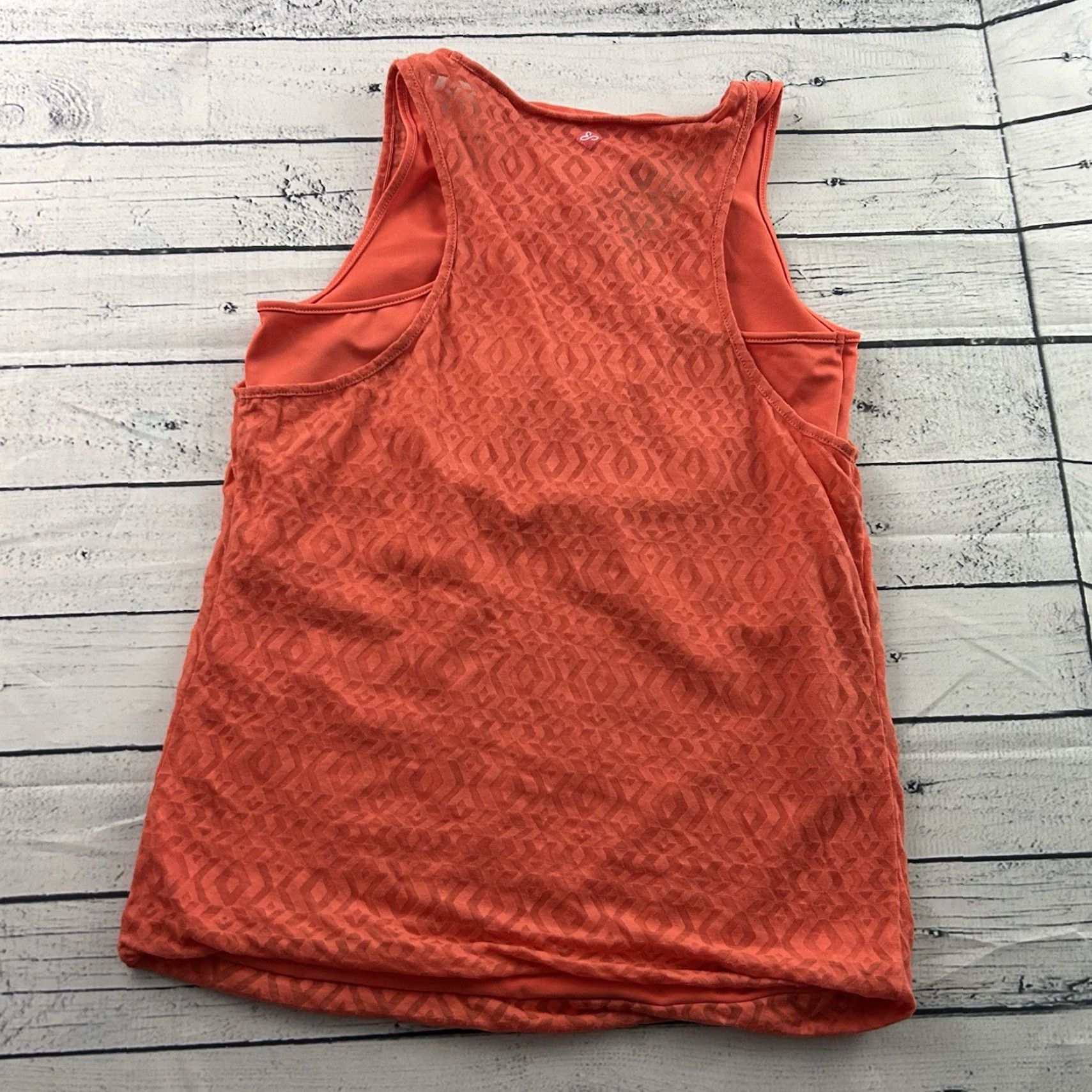 Prana prAna Sleeveless Mika Tank Top Women's S Peach Orange Tank Sleeveless Activewear Womens 90s? Size S / US 4 / IT 40 - 5 Thumbnail