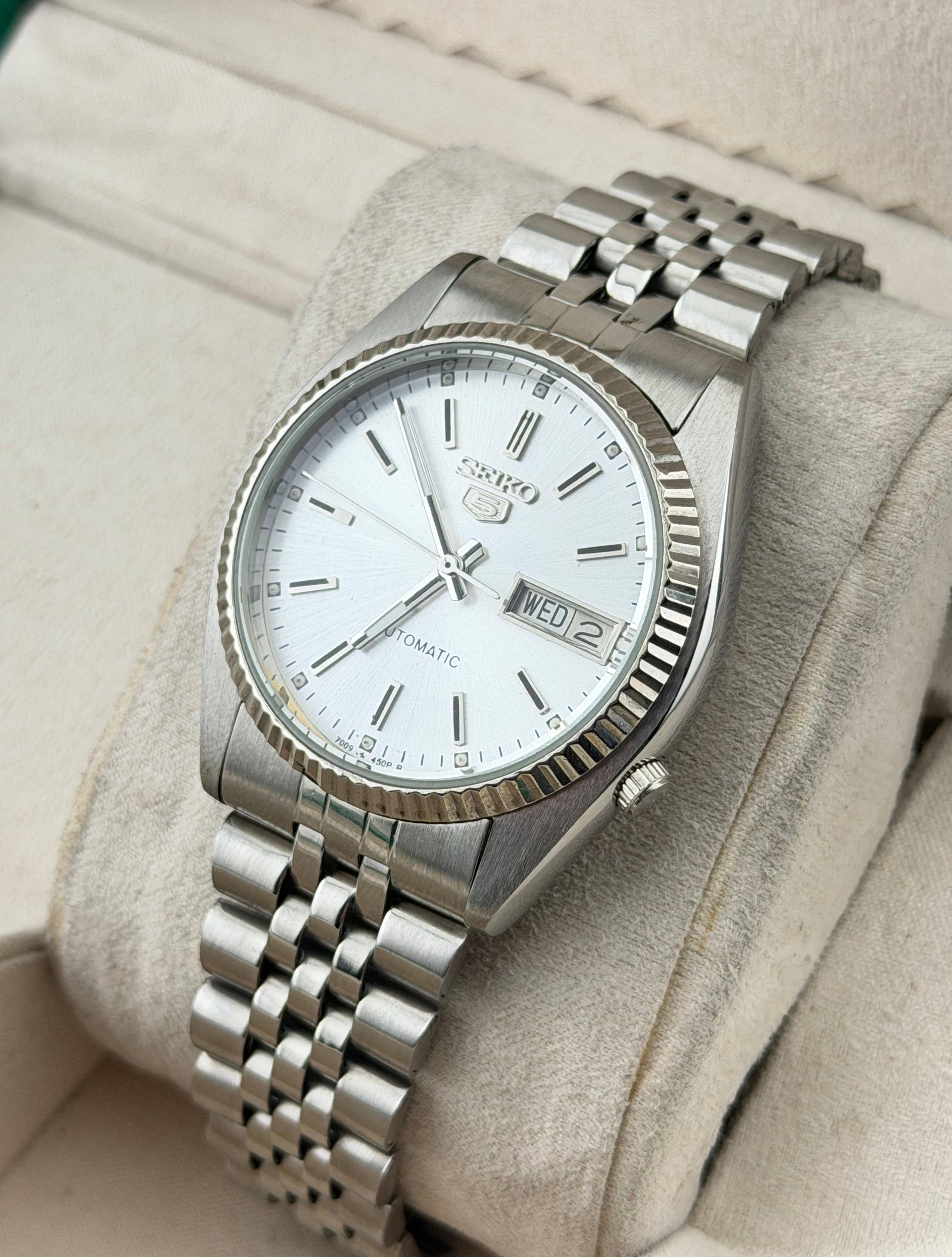 Seiko Elegant Men's Wrist Automatic Watch Size 36 - 3 Thumbnail