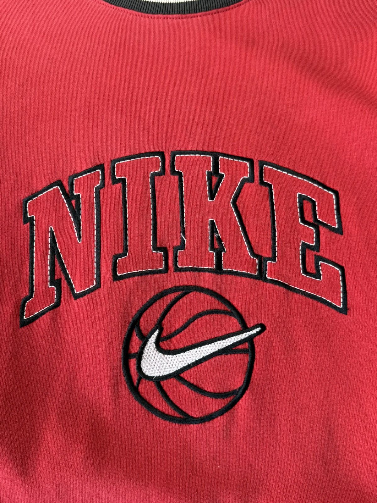 Nike Vintage Nike Sweatshirt Big Logo Swoohs Distressed Rare Size US M / EU 48-50 / 2 - 17 Thumbnail