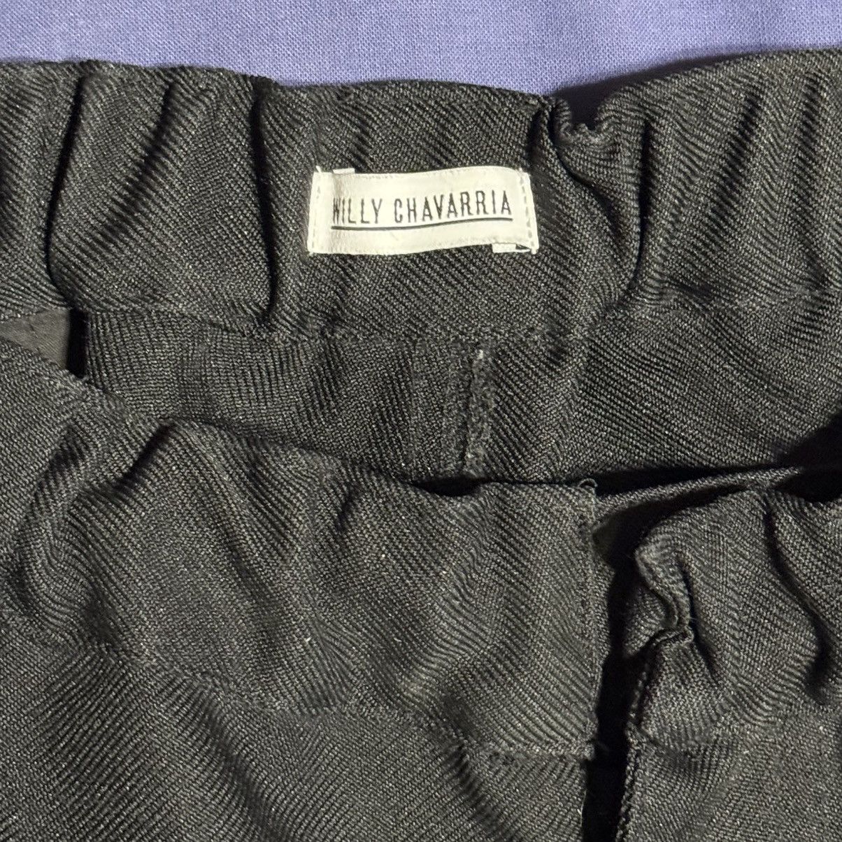 Willy Chavarria Willy Chavarria black wide leg joggers Size US 32 / EU 48 - 5 Thumbnail