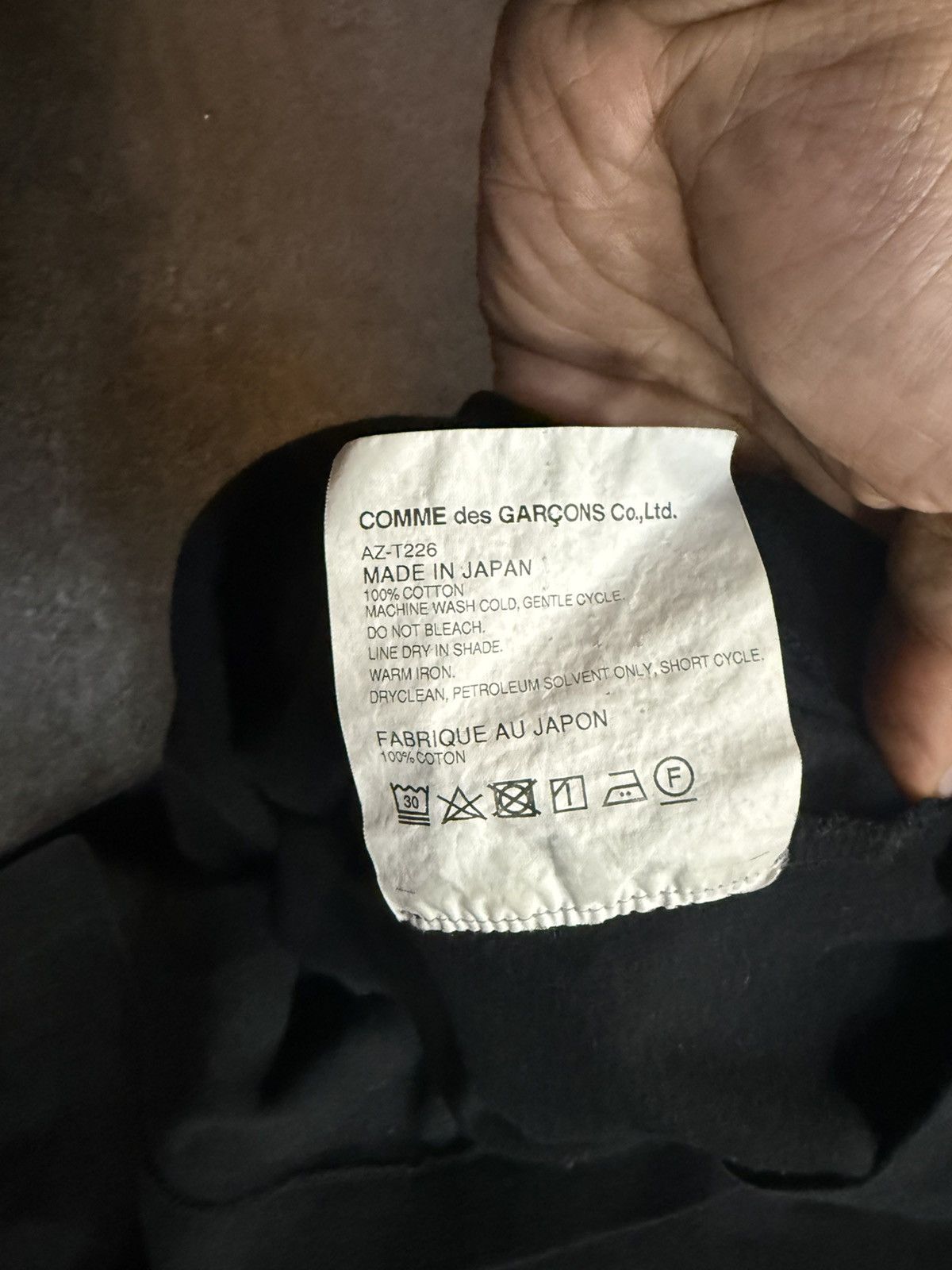 Comme des Garcons PLAY Comme Des Garcons Play Double Heart Black Tee Size US L / EU 52-54 / 3 - 5 Thumbnail