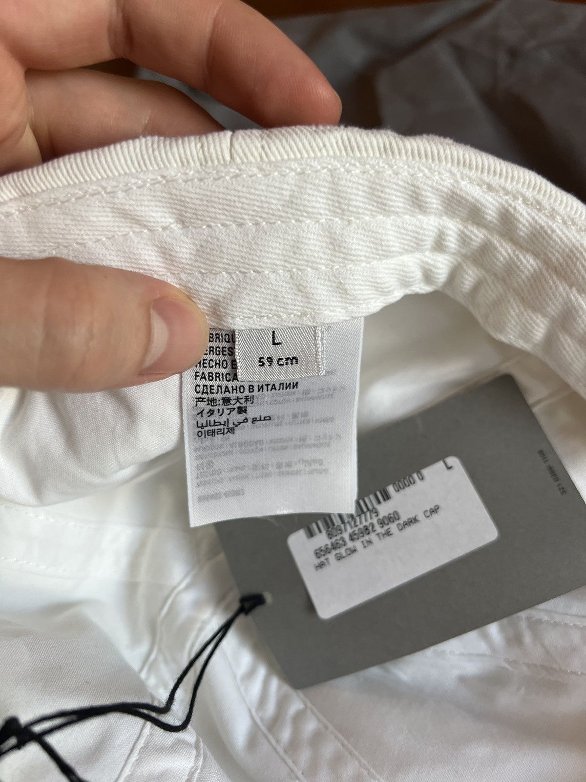 Balenciaga Balenciaga Glow in the Dark Cap - Size L (59cm) Size ONE SIZE - 4 Thumbnail