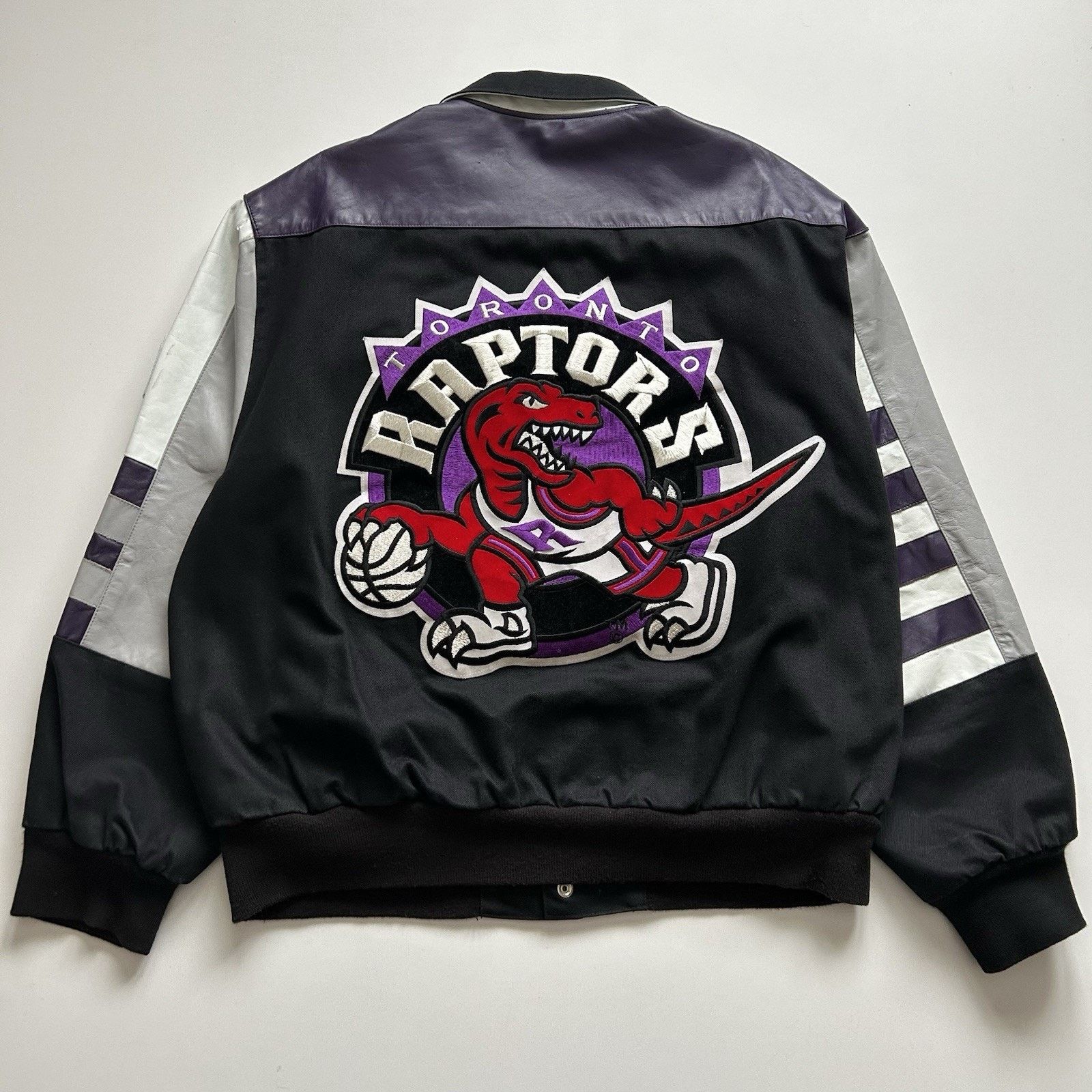 Jeff Hamilton × NBA × Vintage Vintage 90s Jeff Hamilton NBA Toronto Raptors Jacket Size XL Size US XL / EU 56 / 4 - 1 Thumbnail