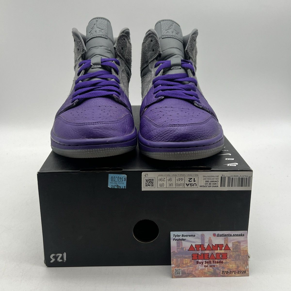 Nike Sheila rashid x air Jordan 1 mid unite Size US 12 / IT 42 - 2 Thumbnail
