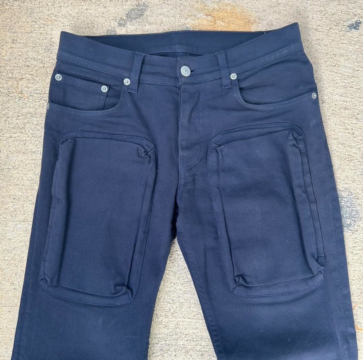 Helmut Lang Helmut Lang 1999 Mainline 3D Cargo 5 Pocket Jeans Size US 29 - 3 Thumbnail