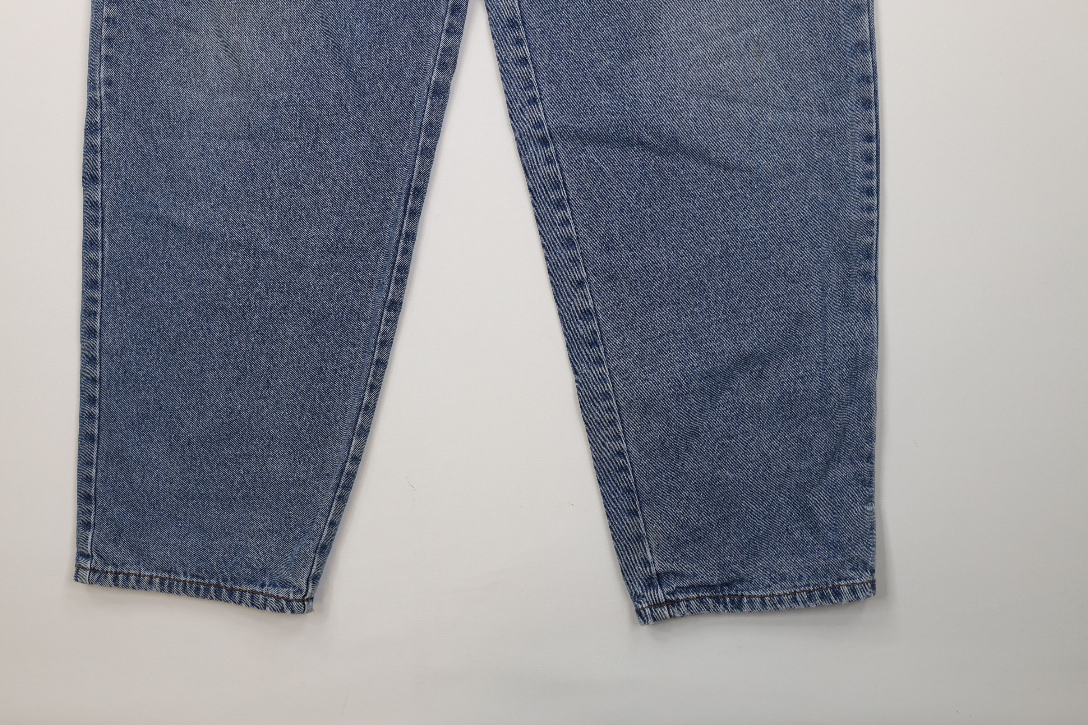Vintage Vintage 90s Streetwear Lined Wide Leg Denim Jeans Blue Size US 36 / EU 52 - 6 Thumbnail
