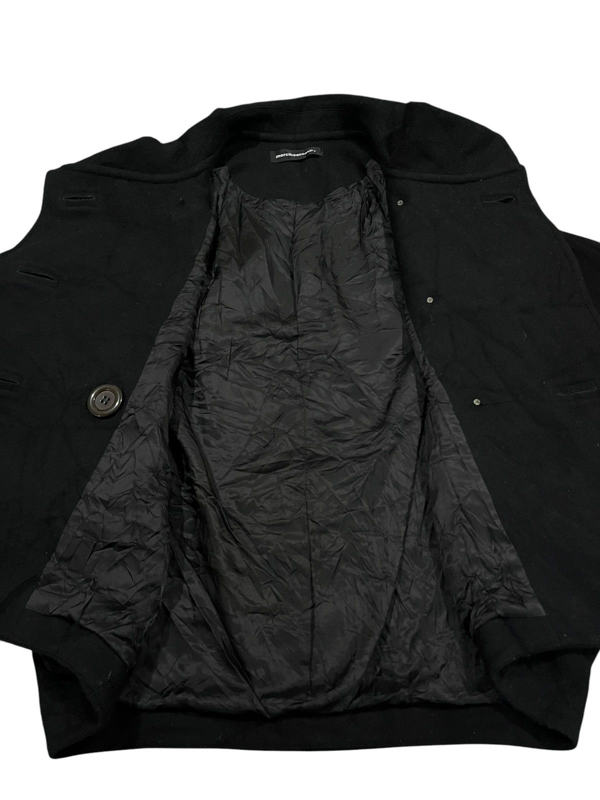 Issey Miyake ISSEY MIYAKE MERCIBEAUCOUP BATWING MUSHROOM NECK WOOL JACKET Size US L / EU 52-54 / 3 - 10 Thumbnail