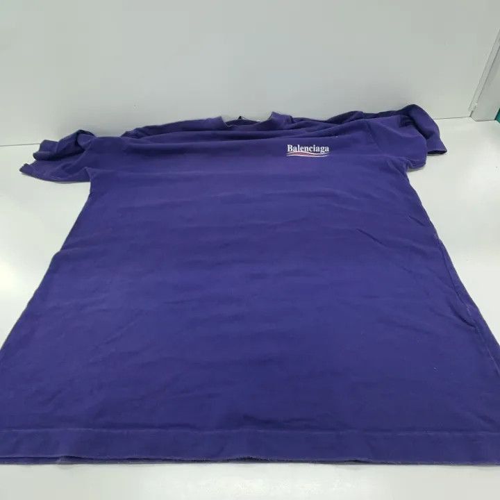 Balenciaga Balenciaga Balenciaga Logo Print Short Sleeve TShirt -2507 Size US XS / EU 42 / 0 - 1 Thumbnail