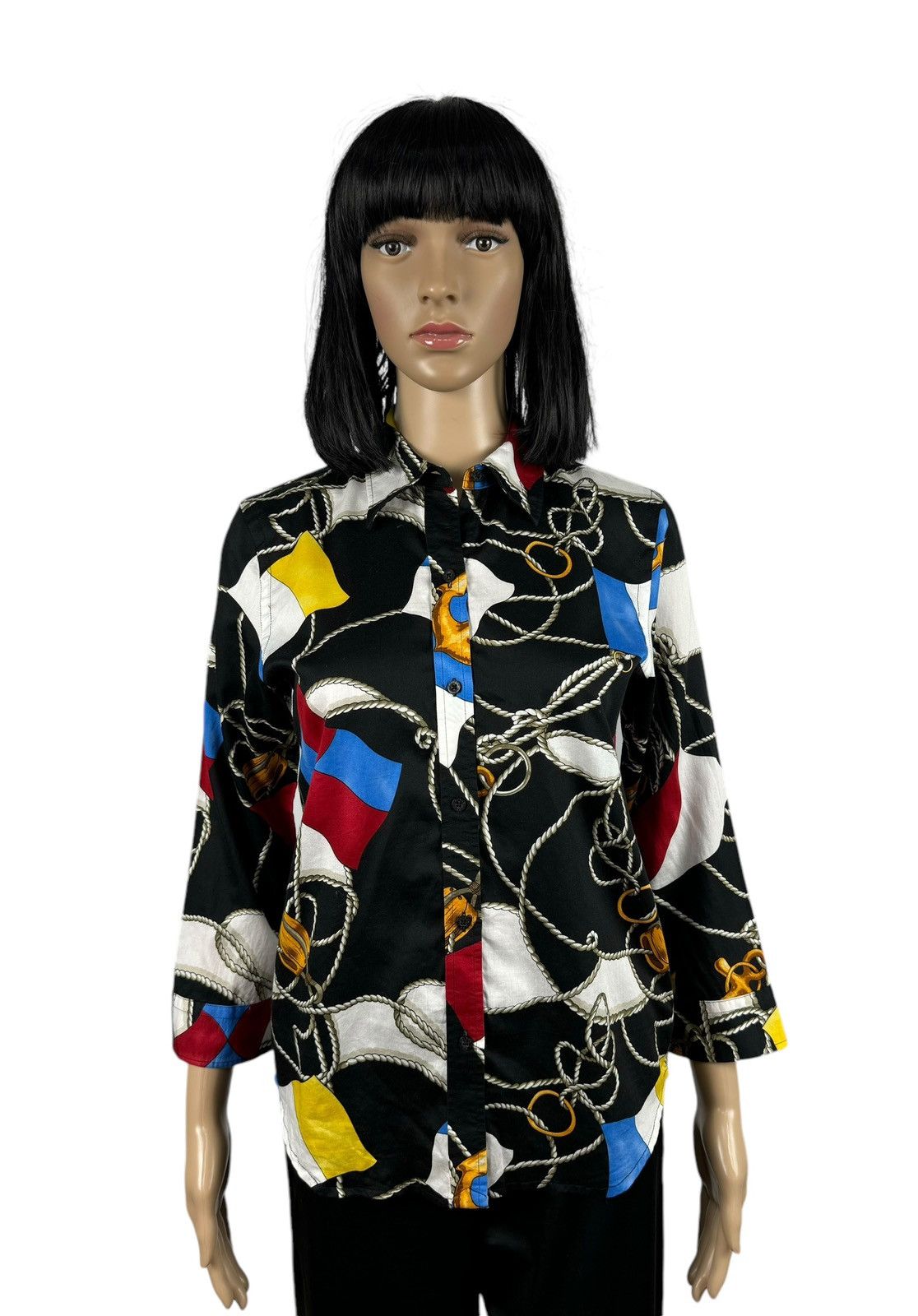 Lauren Ralph Lauren Rare Archive Ralph Lauren Nautical Rope Anchor Shirt Vintage Size M / US 6-8 / IT 42-44 - 1 Thumbnail