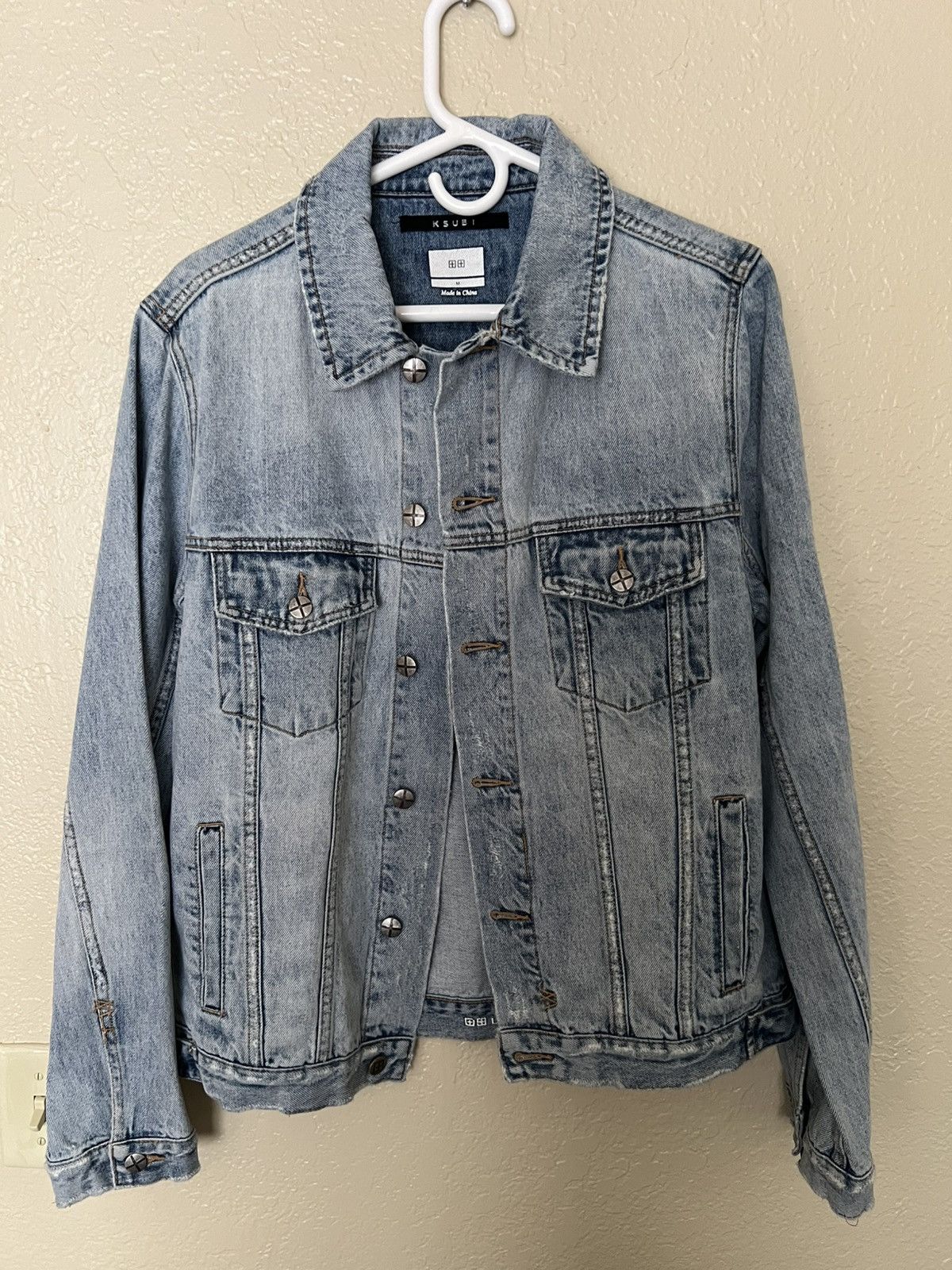 Ksubi Ksubi Denim Jacket Light Blue Sz. M Size US M / EU 48-50 / 2 - 1 Thumbnail