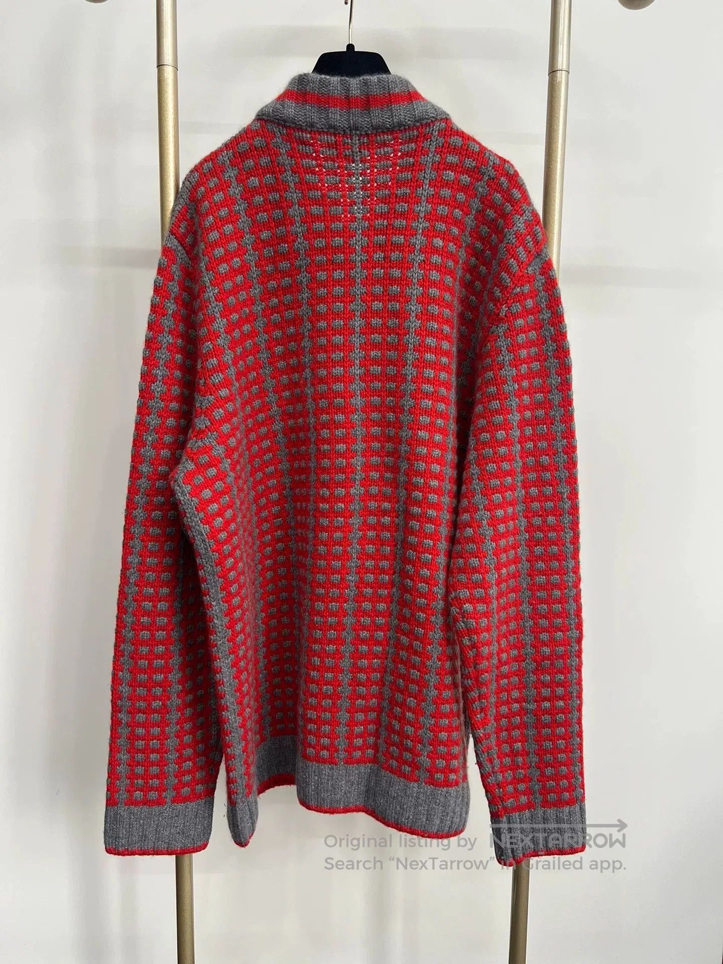 Hermes Hermes Cashmere Knit Zip Jacket XXL. Size US XXL / EU 58 / 5 - 2 Thumbnail
