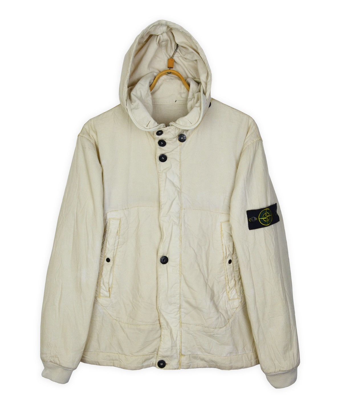 ✓ Stone Island Jacket Reversible Full Zip Hooded 2006 M