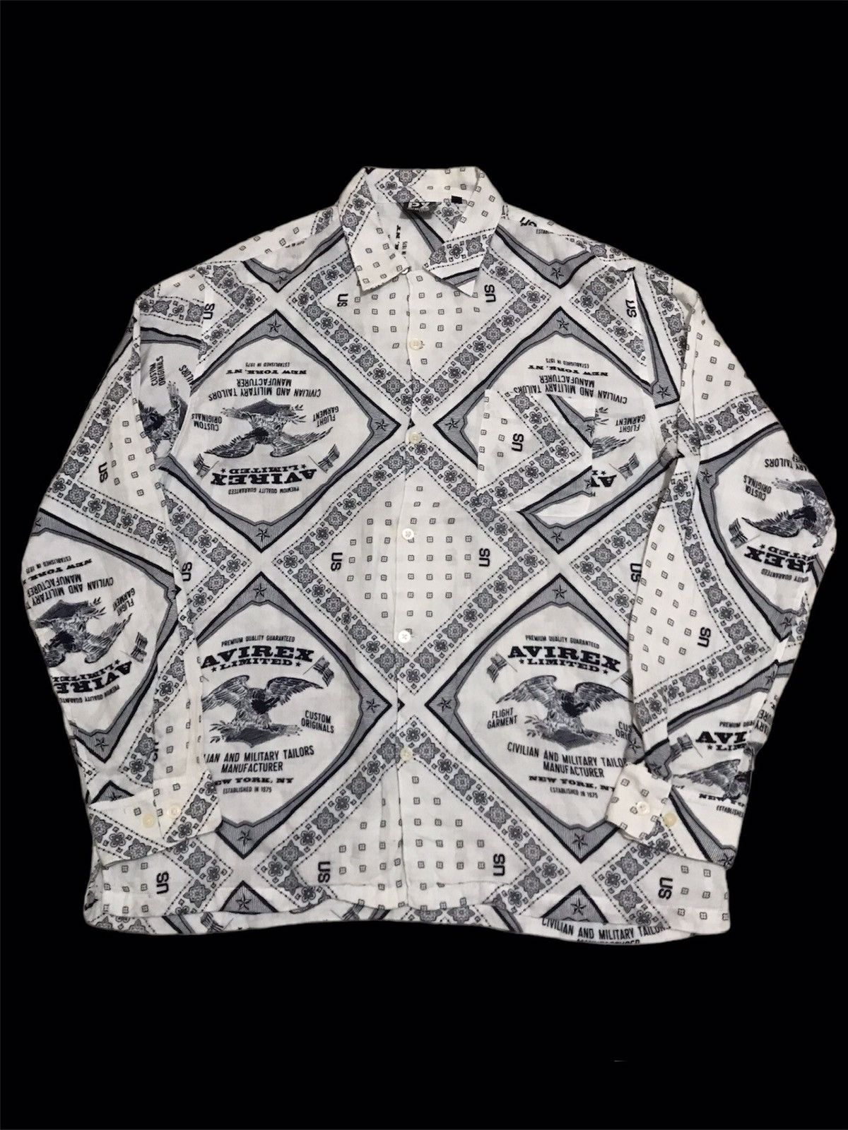 Avirex × Vintage Avirex Limited Printed Shirts Size US XL / EU 56 / 4 - 1 Thumbnail