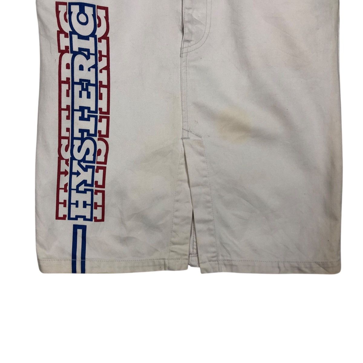 Hysteric Glamour Vintage Hysteric Glamour Kinky Jeans White Denim Logo Skirt Size 30" / US 8 / IT 44 - 5 Thumbnail