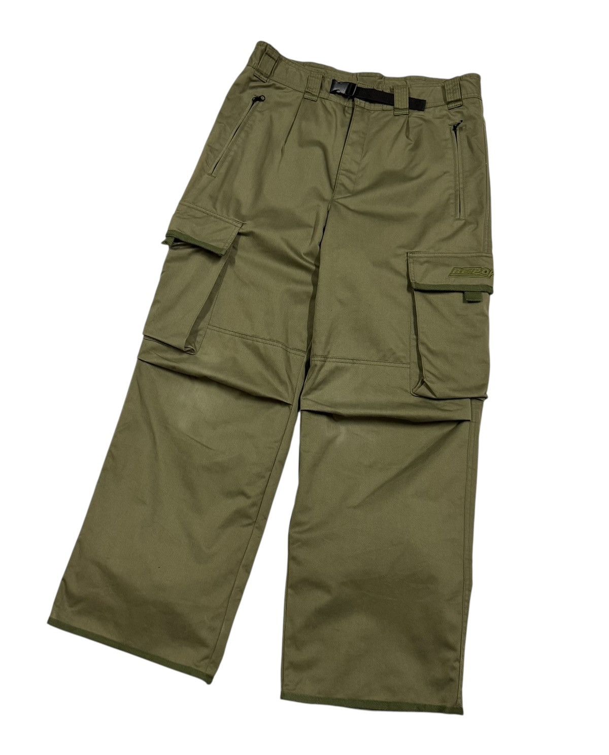 Other Vtg🔥Beipop Japana Olive Green Cargo Pants Snowboard Size US 33 - 6 Thumbnail