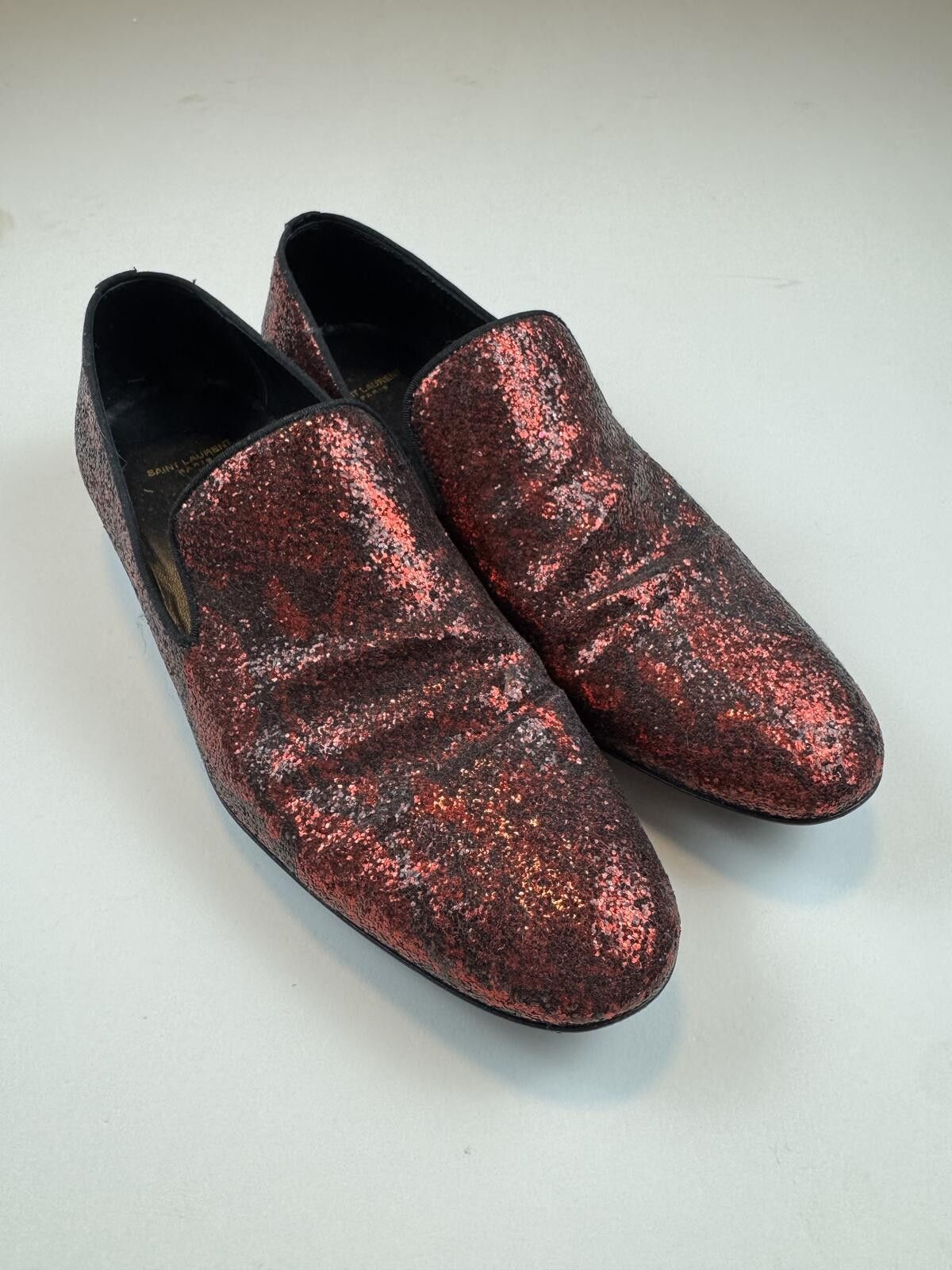 Saint Laurent Paris Saint Laurent Python Glitter Loafer Size US 9.5 / EU 42-43 - 2 Thumbnail