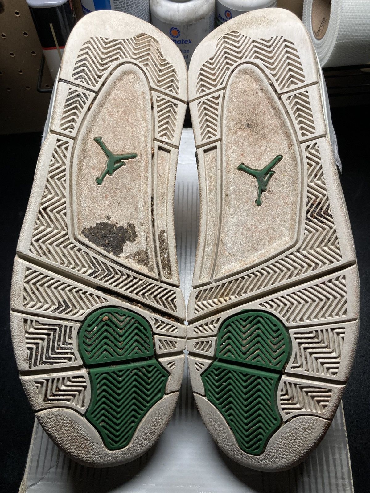 Jordan Brand Air Jordan retro 4 classic green 2004 Size US 12 / EU 45 - 6 Thumbnail