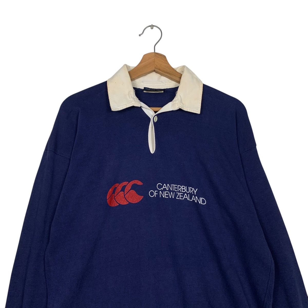 Canterbury of New Zealand Vintage Canterbury Of New Zealand Big Logo Rugby Jersey Size US M / EU 48-50 / 2 - 2 Thumbnail