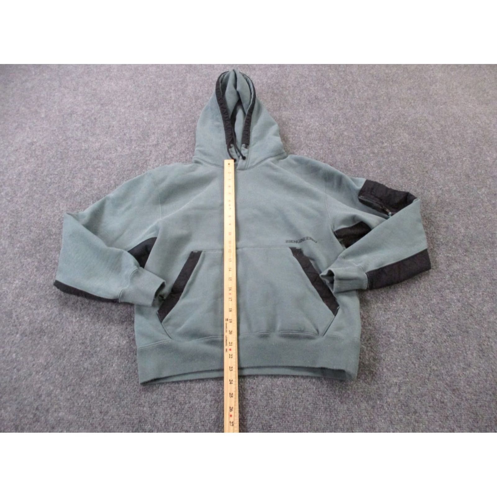 Jordan Brand Air Jordan Sweatshirt Hoodie Mens S Green Jumpman Logo Pullover Casual Active Thermal Pockets Hooded Knit Sports Shirt Size US S / EU 44-46 / 1 - 3 Thumbnail